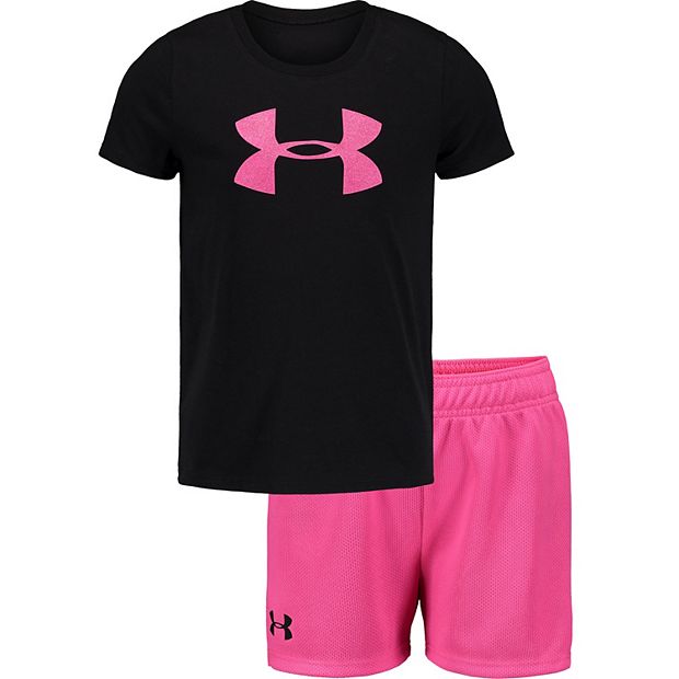 Pink under best sale armour symbol