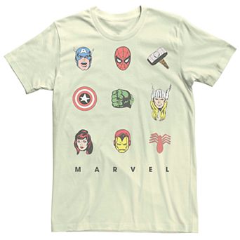 Men's Marvel's Retro Avenger Icons Tee