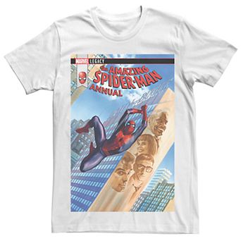 Men's Marvel's Amazing Spider-Man City Comic Cover Tee