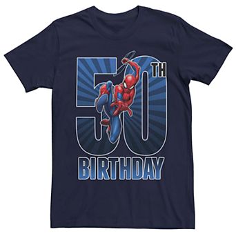 Men's Marvel's Spider-Man 50th Birthday Tee