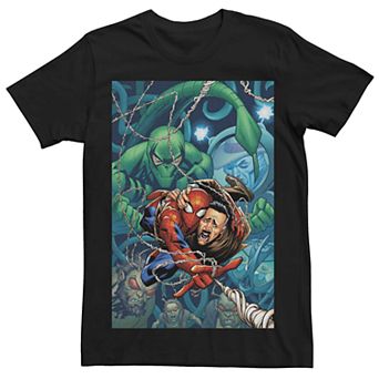 Men's Marvel's Spider-Man Escape Comic Cover Tee