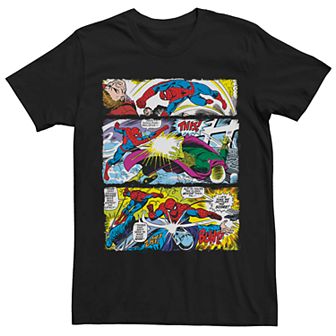 Men's Marvel's Spider-Man Retro Panels Tee