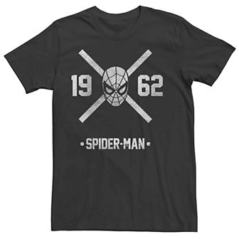 Men's Marvel's Spider-Man 1962 Crossed Logo Tee