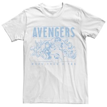 Men's Marvel's The Avengers More Than A Fan Retro Group Tee