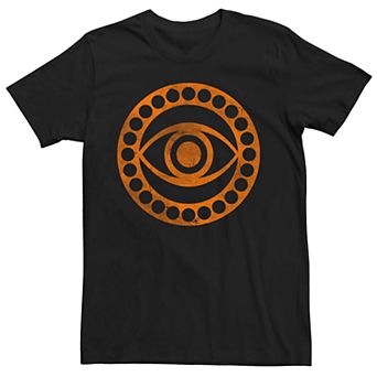 Men's Marvel's Doctor Strange Orange Halloween Eye Symbol Tee