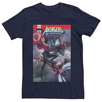 Men's Marvel's Avengers No Surrender #680 Comic Cover Tee