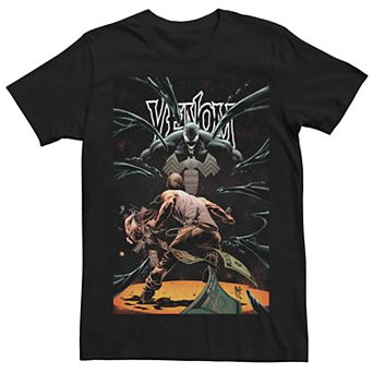 Men's Marvel's Venom Dark Comic Cover Tee