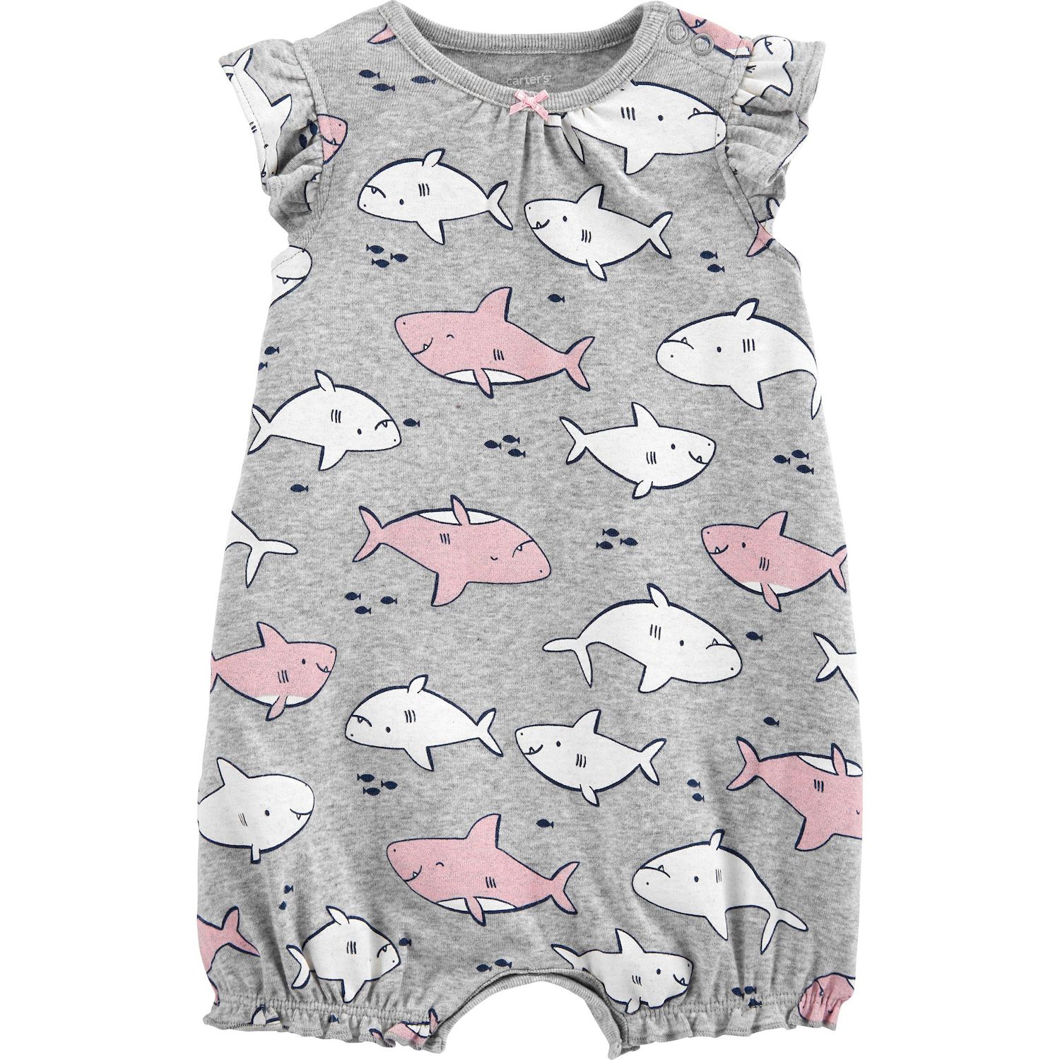 shark romper baby