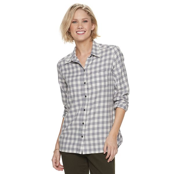 Women's Sonoma Goods For Life® Flannel Shirt