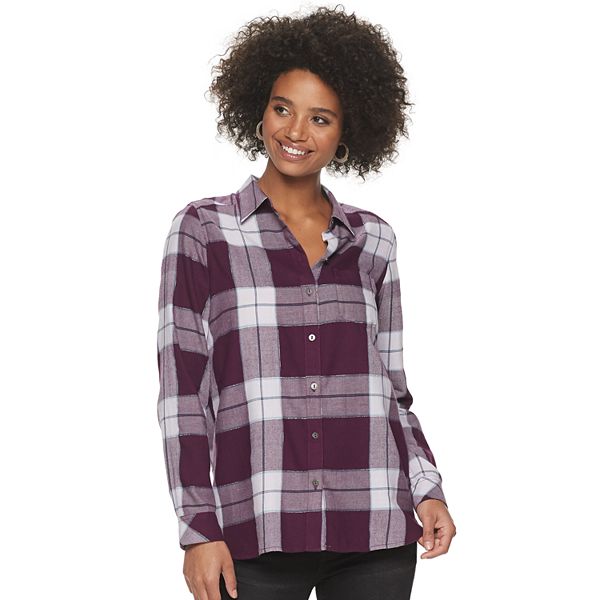 Women's Sonoma Goods For Life® Flannel Shirt