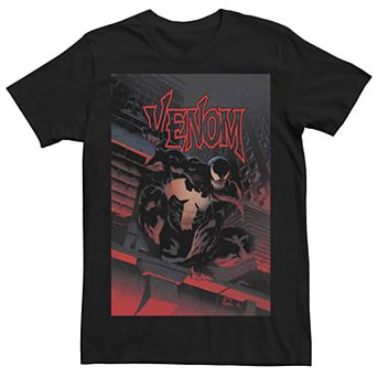 Men's Marvel's Venom Rooftop Comic Cover Tee
