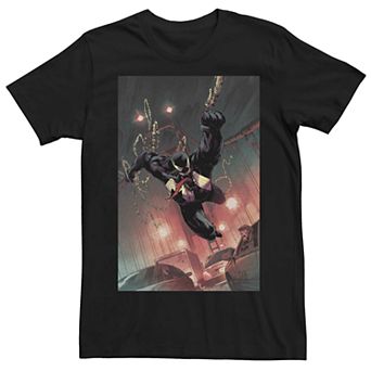 Men's Marvel's Venom Bridge Swing Comic Cover Tee