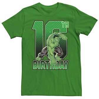 Men's Marvel's Hulk 16th Birthday Tee