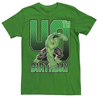 Men's Marvel's Hulk 40th Birthday Tee