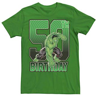 Men's Marvel's Hulk 50th Birthday Tee