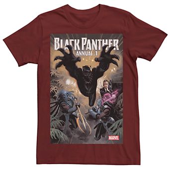 Men's Marvel's Black Panther Annual #1 Comic Cover Tee