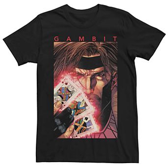 Men's Marvel's X-Men Gambit Card Poster Tee
