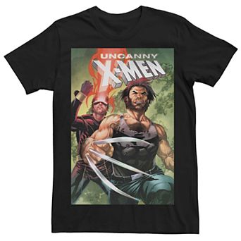 Men's Marvel's Uncanny X-Men #12 Cyclops Wolverine Comic Cover Tee