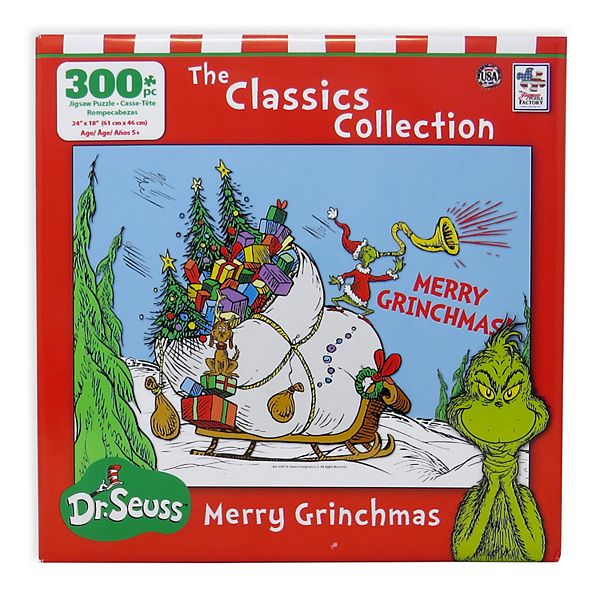 Seuss Whoville 100 Piece Jigsaw Puzzle The Christmas Classics Collection 15 x 11 Dr