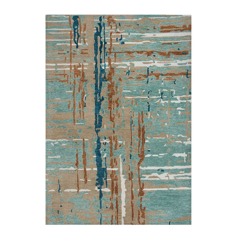 Rizzy Home Rachel Metro Rug, Multicolor, 5X7.5 Ft