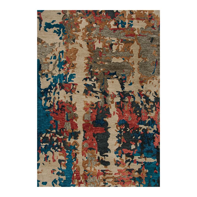 Rizzy Home Mia Metro Modern Abstract Rug, Multicolor, 7.5X9.5 Ft