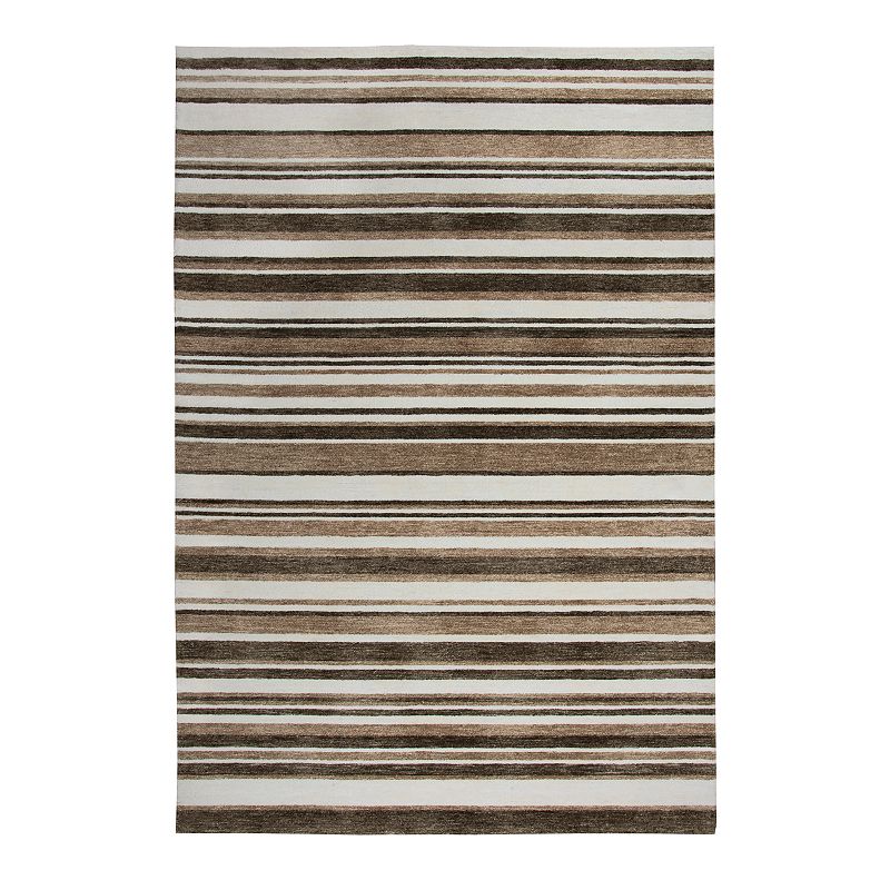 Rizzy Home Jackson Villa Rug, Beig/Green, 7.5X9.5 Ft