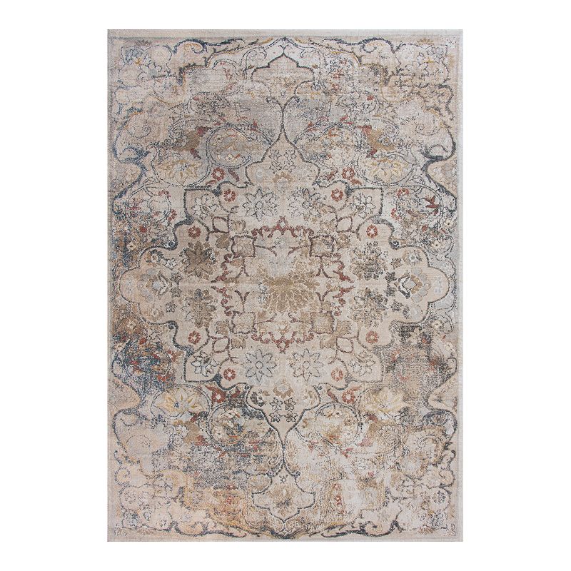 Rizzy Home Olivia Bristol Rug, Brown, 3X8 Ft