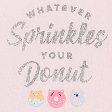 Girls 4-14 Carter's "Sprinkles & Donut" Top & Bottoms Pajama Set