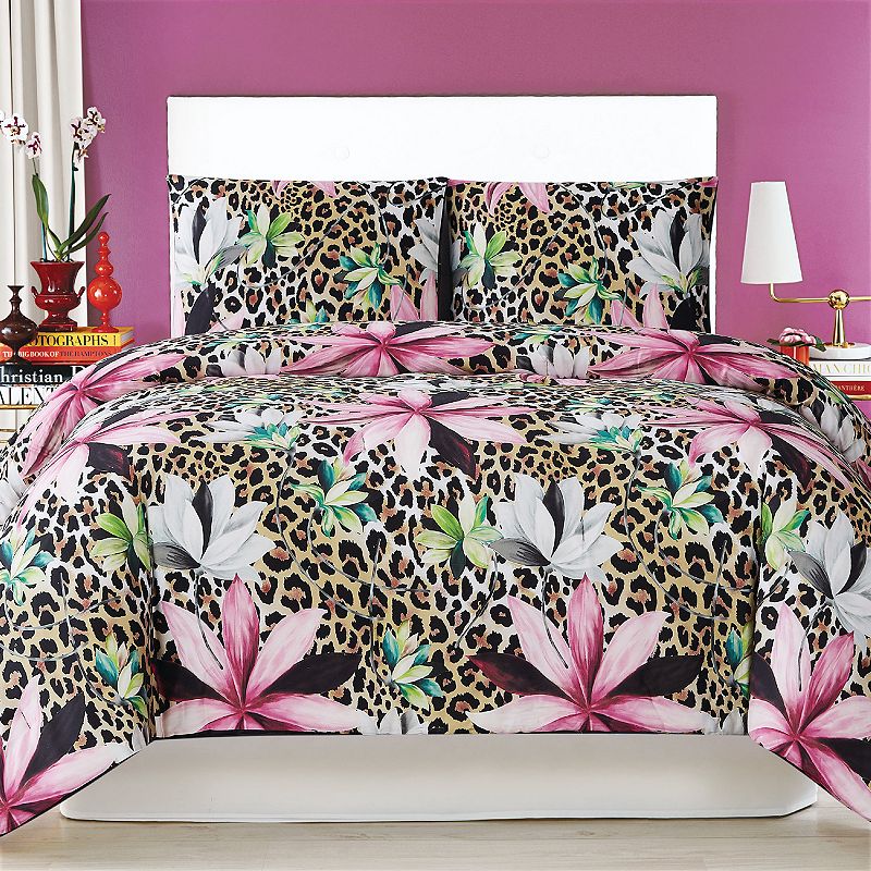 Christian Siriano Tahiti King Comforter Set Bedding