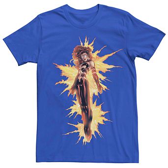 Men's Marvel Jean Grey On Fire Power Tee