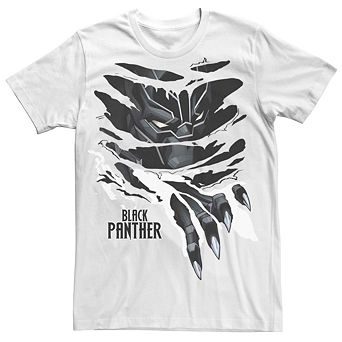 Men's Marvel Black Panther Claw Shredded Tee