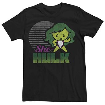 Men's Marvel She-Hulk Cute Kawaii Tee
