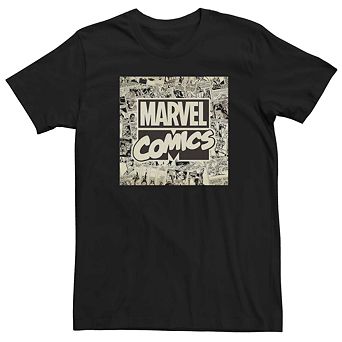 Men's Marvel Vintage Comics Logo Tee