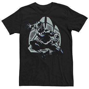 Men's Marvel Black Panther Geometric Paw Tee