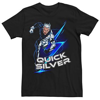 Men's Marvel Quicksilver Running Lightning Bolt Tee
