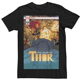 Men's Marvel Thor Legacy Cover Poster Tee