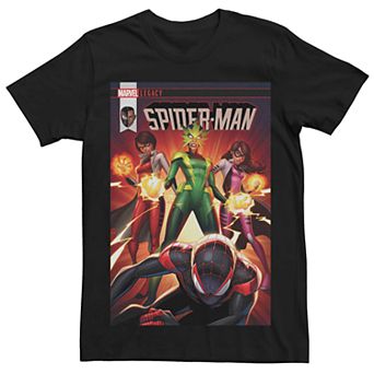 Men's Marvel Legacy Spider-Man Comic Book Cover Tee