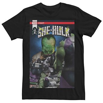 Men's Marvel Legacy She-Hulk Comic Book Cover Tee