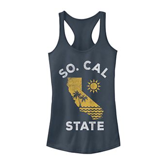 Juniors' "So. Cal State" California Graphic Tank Top