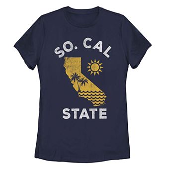 Juniors' "So. Cal State" California Graphic Tee