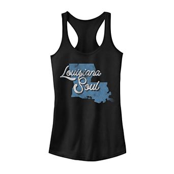 Juniors' "Louisiana Soul" Vintage Graphic Tank Top