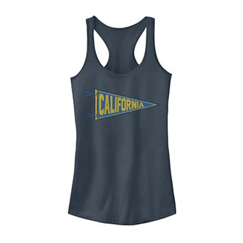 Juniors' California Pennant Flag Graphic Tank Top