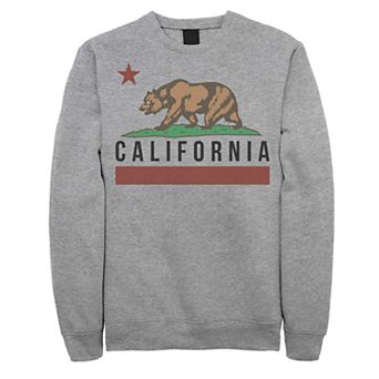 Juniors' California State Bear Flag Fleece Graphic Top
