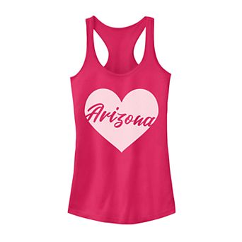Juniors' Arizona Heart Graphic Tank Top