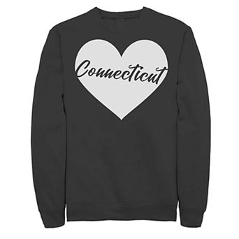 Juniors' Connecticut Heart Graphic Sweatshirt