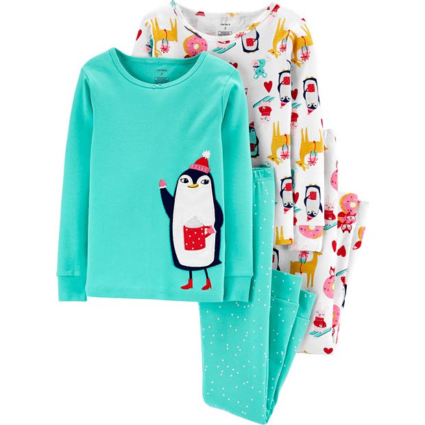 Girls best sale penguin pajamas