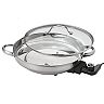 Aroma Gourmet Series Stainless Steel Electric Skillet