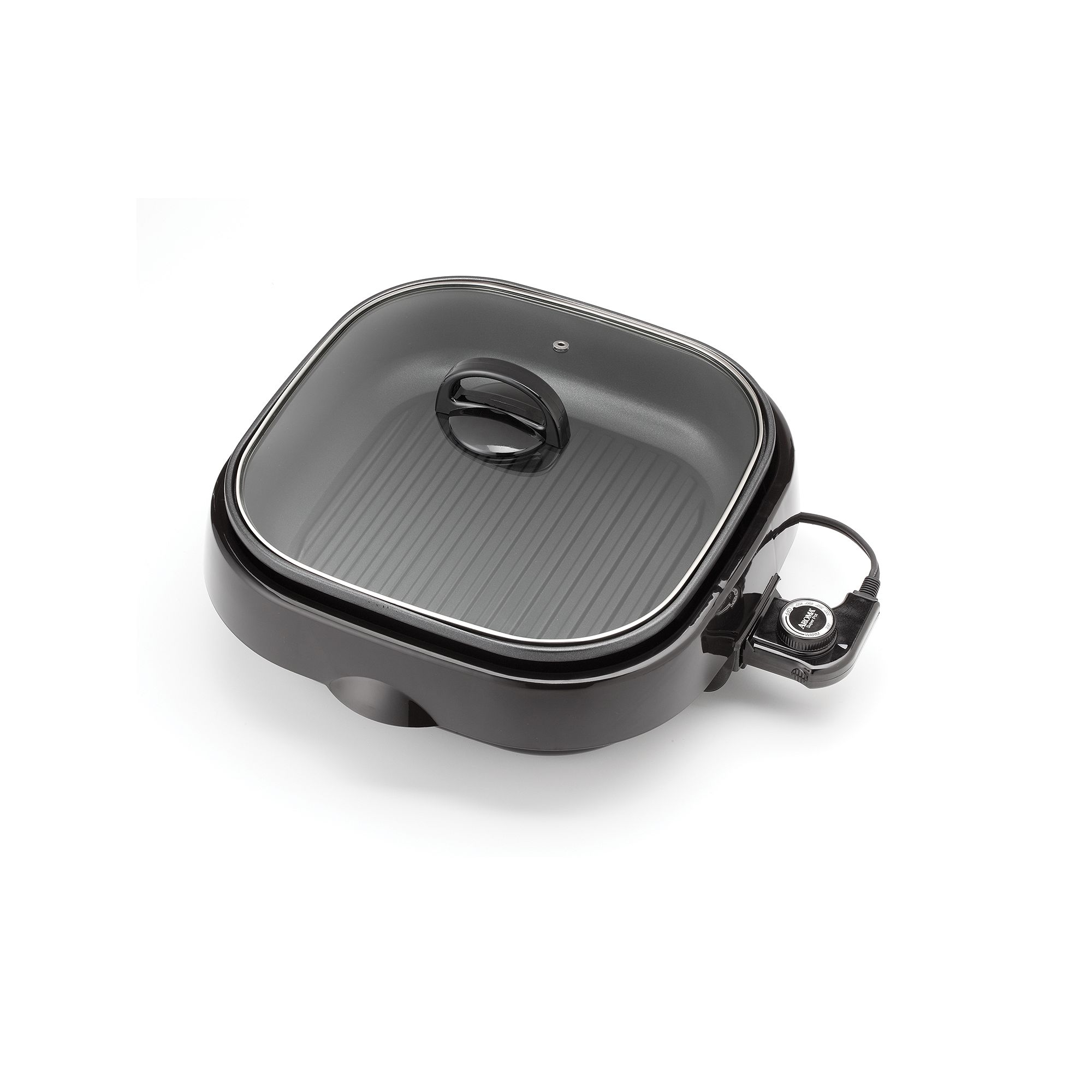 Aroma 4-qt. 3-In-1 Grillet, Black