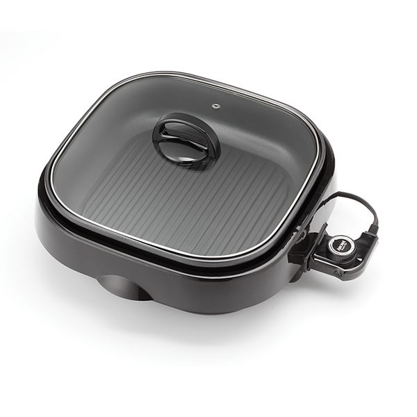 AROMA 4 Qt 3-in-1 Grillet Grill Slow Cook Steam Hot Pot All in 1 ASP-238B NIB 