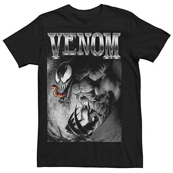 Men's Marvel Venom Dark Bold Poster Tee